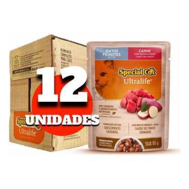 Imagem de Special Cat Sachê Filhote Carne Caixa Lacrada Com 12unid