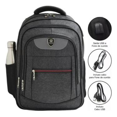 Imagem de Mochila Bolsa Masculina Notebook Impermeável Reforçada Top - fashion