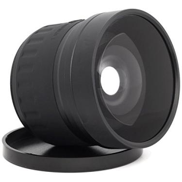 Imagem de Lente olho de peixe de alto grau Canon VIXIA HF M40 0,21 x 0,22x + pano de limpeza Nwv Direct de microfibra