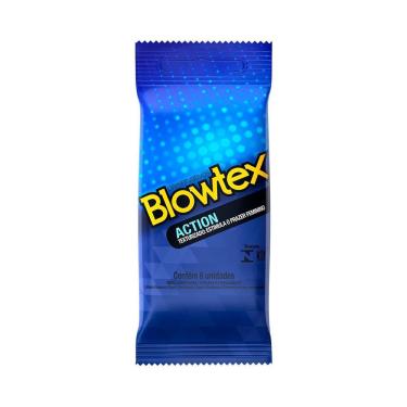 Imagem de Preservativo Camisinha Blowtex Action Texturizada - 6 Un