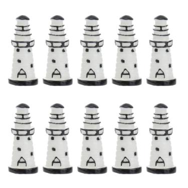 Imagem de Decoração de farol Balacoo - 10 peças de decoração de aquário de aquário de peixe decoração de paisagem de aquário de peixes, escritório, mini paisagem de jardim