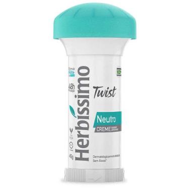 Imagem de Desodorante Herbíssimo Creme Neutro Antiperspirante Stick 45g - Herbis