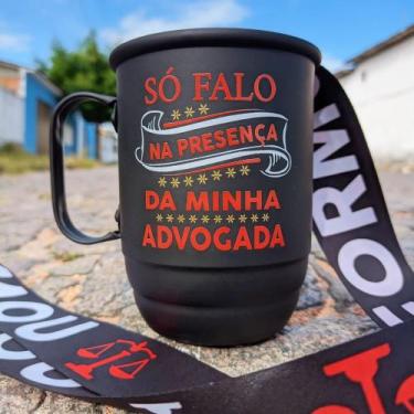 Imagem de Caneca de aluminio - 850ml Com Tirante - Formatura Direito - FESTEIROS