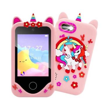 Imagem de Telefone Inteligente Infantil Unicórnio Com Tela Sensível Ao Toque, Ca