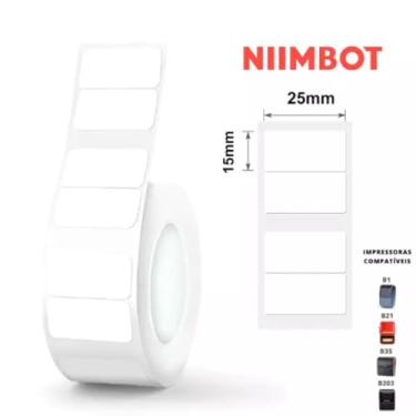 Imagem de Etiqueta Niimbot 15x25/R Duplo - 460 etiquetas
