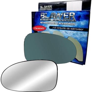 Imagem de 1001E - Vidro Espelho Retrovisor Lado Esquerdo Sem Base Gol Voyage Parati G2 1995 a 1999 - Blawer