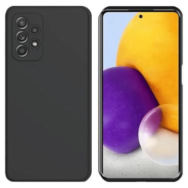 Imagem de Capa Capinha Case Premium Anti Impacto Preta com Proteção de Câmera para Samsung Galaxy A72