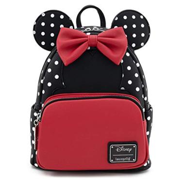 Imagem de Loungefly Disney Minnie Mouse Polka Dot Womens Double Strap Shoulder Bag Purse