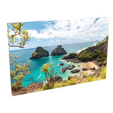 Imagem de Quadro Decorativo em Tela Borda Infinita Fernando de Noronha - GAUER, 