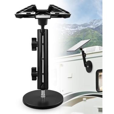 Imagem de ZXWATC Mini suporte Starlink ajustável, suporte magnético para carro compatível com Starlink Mini, armação de metal de liberação rápida magnética com adaptador para teto de carro, trailer, caminhões