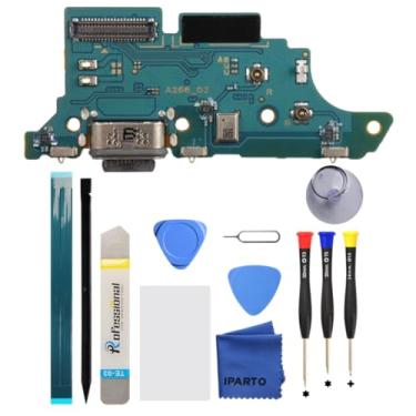 Imagem de iParto Kit de substituição de porta de carregamento para Samsung Galaxy A26 USB Flex Dock Connector Carregamento Flex Substituição para SM-A266U SM-A266U1