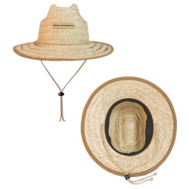 Imagem de Chapéu de Palha Infantil Proteção UV Praia Piscina Sol Kids Beach Calo