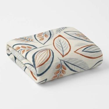 Imagem de Manta Cobertor Em Microfibra 180x200cm Toque Aveludado Estampada Casal 1 Peça | ADMIRARE (OUTONO)