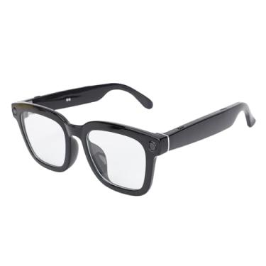 Imagem de EBTOOLS Óculos Inteligentes, 5K, 2MP, Câmera 1080p, Anti-shake, PC e TR Leves, Lentes de Filtragem de Luz Azul, BT V5.3, óculos Inteligentes Tradução da AI, para Reunião, Negócios