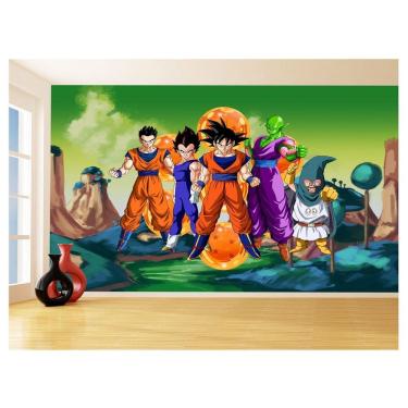 Imagem de Papel De Parede Dragon Ball Goku Vegeta Anime 3,5M Dbz260
