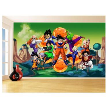 Imagem de Papel De Parede Dragon Ball Goku Vegeta Anime 3,5M Dbz280