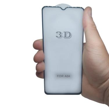 Imagem de Película De Vidro 3D Compatível Com Samsung A04 Tela De 6.5