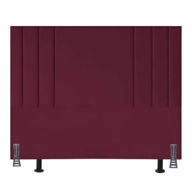 Imagem de Cabeceira 195 cm Suede Moderna King Clássica Cama Box Frame