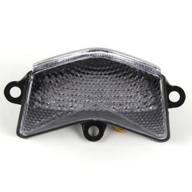 Imagem de Lanterna traseira de LED transparente Arashi para Kawasaki Ninja ZX10R 2004-2005, luz traseira de freio de seta, acessórios de substituição integrados para motocicleta