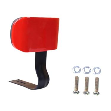 Imagem de KiBcsLic Encosto para bicicleta elétrica, encosto para passageiro, almofada para assento de bicicleta elétrica macia e conveniente, Vermelho