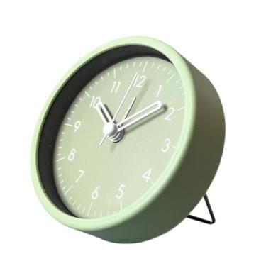 Imagem de Relógio Despertador Cabeceira Analógico Minimalista Alarme(Verde)