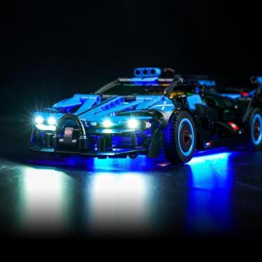 Imagem de Kit de luzes Welkin DC LED para Lego 42162 Bolide Agile Blue