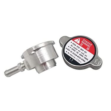 Imagem de HCHCSPEED 32 mm 3,1 cm ID de alumínio solda do radiador no pescoço de enchimento tarugo com tampa natural