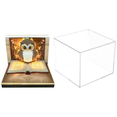 Imagem de Calendário de mesa 3D 2026 com luz de LED, bloco de notas, arte de papel, decoração de mesa com caixa de acrílico, presente criativo para professores de férias em casa, escola, férias (coruja)