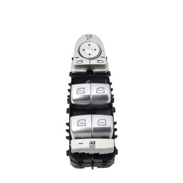 Imagem de Botão de controle do vidro elétrico para carro, interruptor principal do elevador do vidro elétrico para BENZ CE Classe W205 W253 W213 W257 C200 C260 C300 GLC260 (marrom-laranja claro 7)