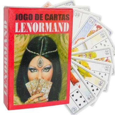 Imagem de Baralho Lenormand 36 Cartas  Oráculo  Autoconhecimento  Previsões - Es