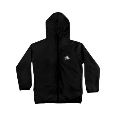 Imagem de Jaqueta Corta Vento Infantil Preto WSS Brasil New York - Web Surf Shop