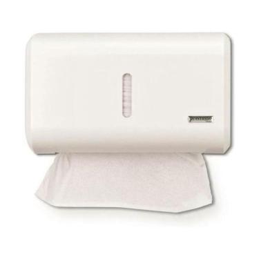 Imagem de Porta Papel Toalha Dispenser Papeleira Premisse Branco Urban