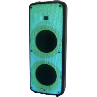 Imagem de Caixa Som Amplificada Portátil Bluetooth 2000W Rms Show de Leds Woofer Usb Amvox Aca 20...