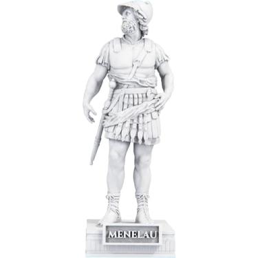 Imagem de Estátua Menelau Rei da Lacedemónia - Herói Grego (Cor Mármore)