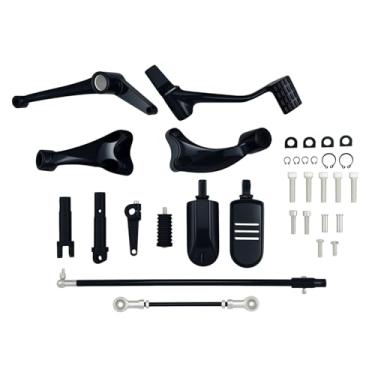 Imagem de Forward Controls Pegs Levers Linkages Fits Sportster:Iron 883/1200 (2014-2022), SuperLow XL883/XL1200 (2014-2019) Roadster XL1200CX (2016-2020) Forty-Eight (2014-20222) )Setenta e dois o(2014-2016