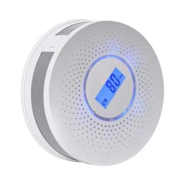 Imagem de Detector De Monóxido De Carbono E Fumaça 2 Em 1 Com Sensor Duplo, Alar