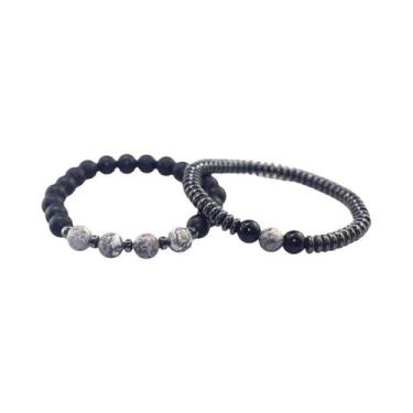 Imagem de Pulseira De Terapia Magnética De Hematita Para Alívio Da Dor Da Artrit