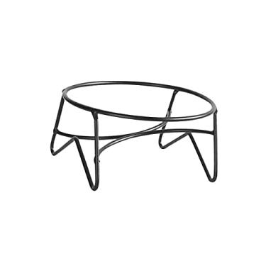 Imagem de Gazechimp Tigelas elevadas de metal com suporte para estação de alimentação, tigelas de comida de água, alimentador de alimentos para animais de estimação, suporte de prateleira para cães pequenos, médios e grandes, filhotes de gatos, 12,5 cm x 6 cm único