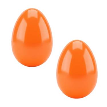 Imagem de Kit 2 Brinquedos Pet Bola Ovo Maluco Cães Funny Eggs Interativo Cachorro Médio Porte (2 COR LARANJA)