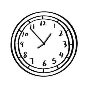 Imagem de Estúdio de relógio montado na parede, sala de estar, loja, decoração de sala de arte, estúdio de relógio montado na parede, estúdio de relógio montado na parede (D 35 cm)