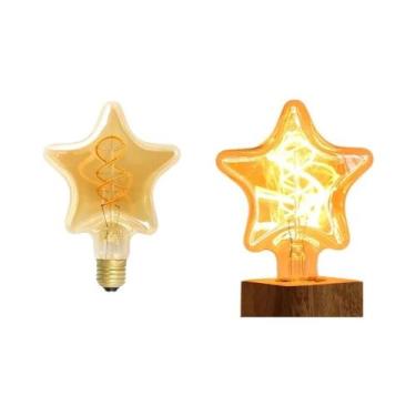 Imagem de Lâmpada Retro Vintage E27 LED Filamento 4W 220V A60 ST64 T45 T185 G80 