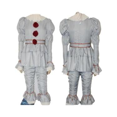 Imagem de Fantasia De Cosplay De Palhaço Joker Pennywise Para Adultos, Fantasia 