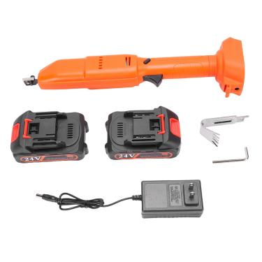 Imagem de Enxada de escavação elétrica sem fio poderosa ferramenta portátil de jardim para capina, escavação de solo, afrouxamento de bonsai, cuidados com o gramado ABS Aço manganês 1540g 2 (Plugue dos EUA)