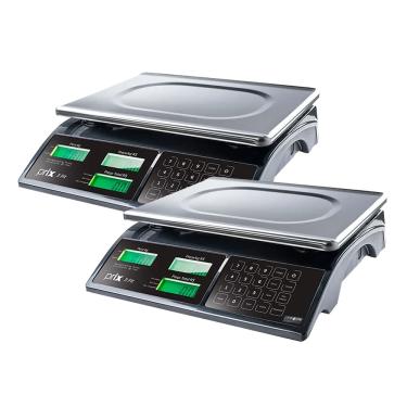 Imagem de Kit 02 Unidades Balança Digital Toledo Prix 3 Fit 32KG Bivolt