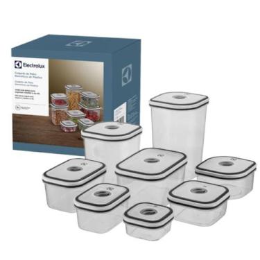 Imagem de Conjunto 10 Potes Herméticos Com Tampa Easy-open Electrolux