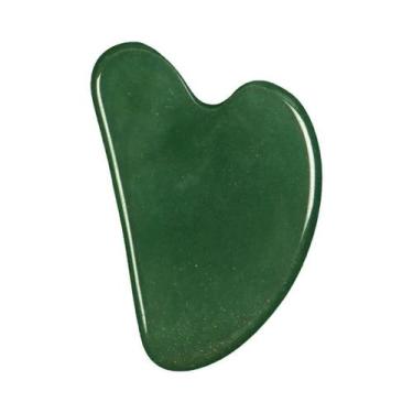 Imagem de Pedra Guasha Em Quartzo Rosa Para Massagem Facial, Ferramenta Para Lev