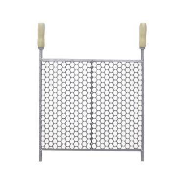 Imagem de Grelha Inox 50x40 Moeda Perfil Galvanizado