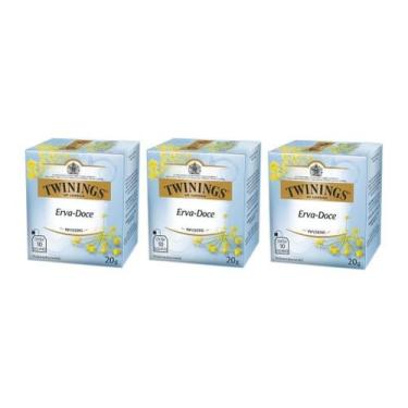 Imagem de 30 Sachês, Chá Twinings, Erva Doce