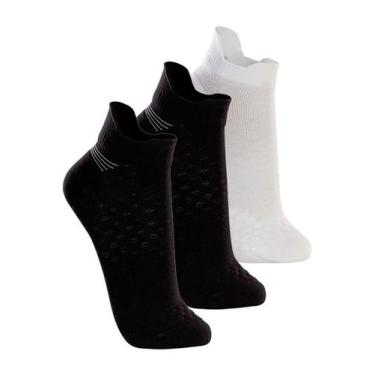 Imagem de Kit com 3 Meias Performance Running Lupo 15570-001 Colorido, 45-48