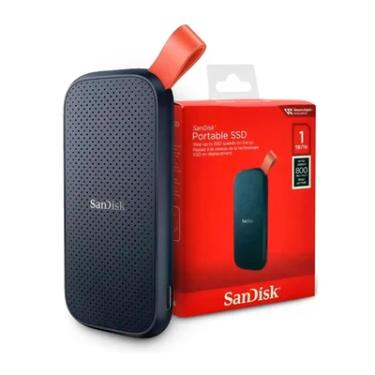 Imagem de SSD. Externo 1TB Usb Tipo C 3.2 800mb/s Leit Preto E Laranja Sdssde30-1t00-g26 Sandisk